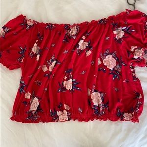 off the shoulder shirt